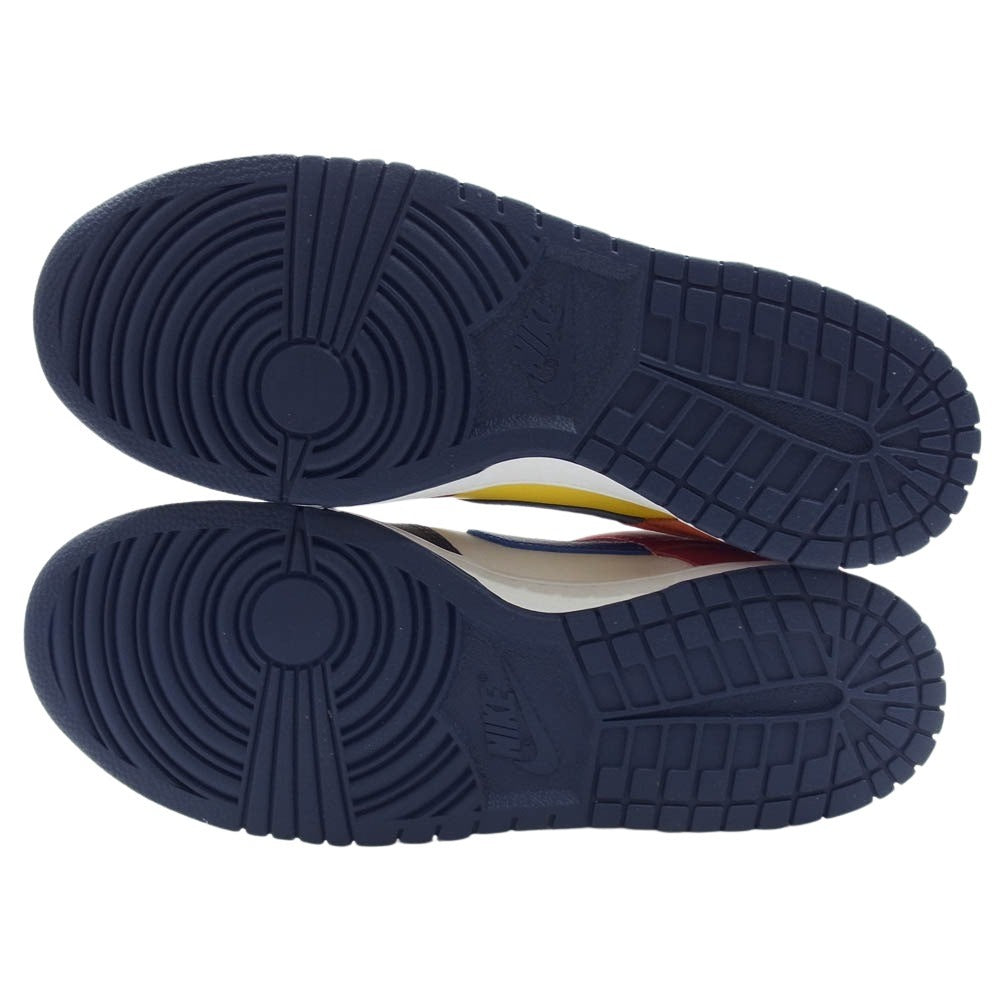 NIKE ナイキ IB2051-400 DUNK LOW JP QS WHAT THE MIDNIGHT NAVY AND VARSITY RED ダンク ロー スニーカー マルチカラー系 27.5cm【新古品】【未使用】【中古】