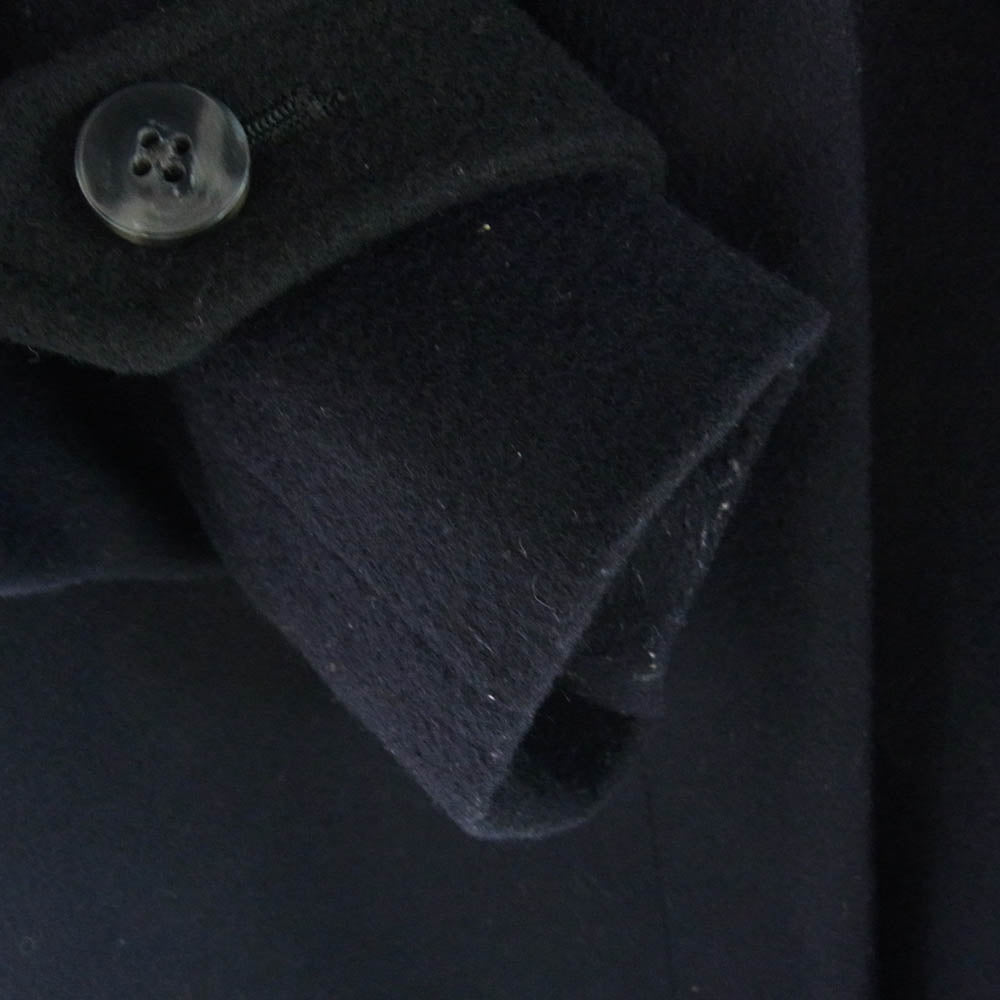 Paul Smith ポール・スミス レディース 裏地総柄 ライトメルトンウール フーデッドコート ネイビー系 40【中古】