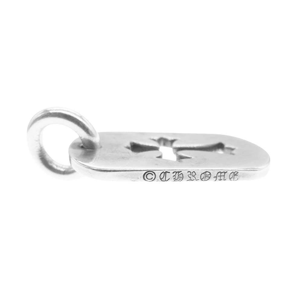 CHROME HEARTS クロムハーツ（原本無） D TAG SML CO CRS スモール ドッグタグ カットアウトクロス シルバー系【中古】