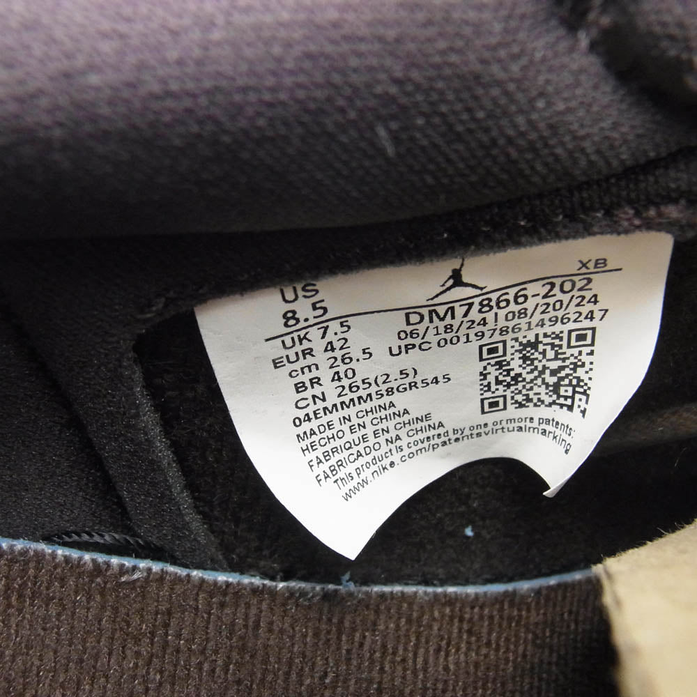 NIKE ナイキ DM7866-202 【フェイクバスターズ鑑定済】Travis Scott × Air Jordan 1 Low OG SP Velvet Brown and Dark Mocha トラヴィススコット × エアジョーダン 1 ロー スニーカー ブラウン系 26.5cm【新古品】【未使用】【中古】