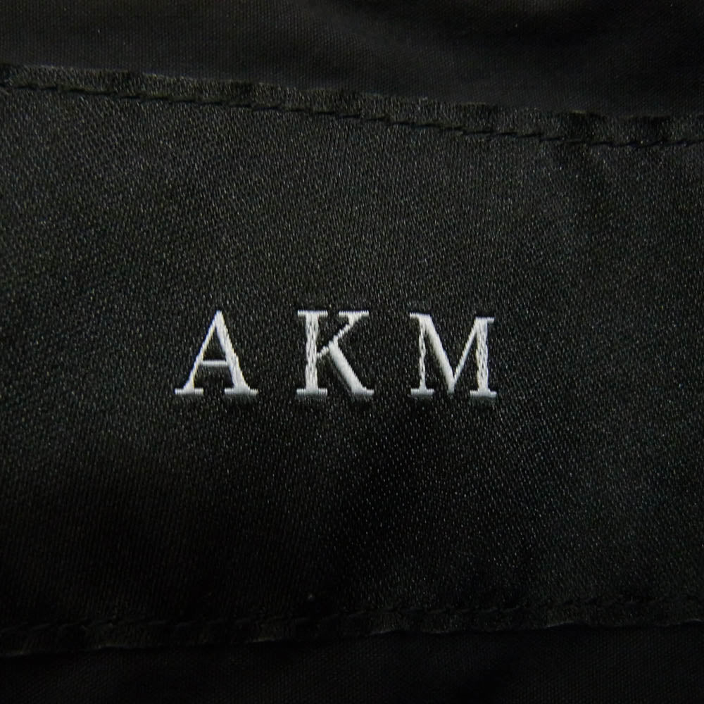 AKM エイケイエム S106 CNP058 BIO AIR COTTON FRENCH ARMY SHIRTS 長袖 シャツ ブラック系 L【中古】