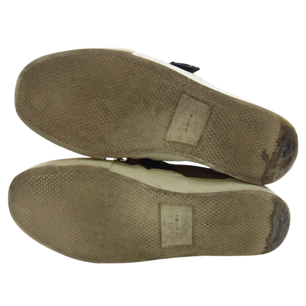 AMIRI アミリ SLIP ON BANDANA LTH バンダナ チェーン スエード スリッポン スニーカー ブラウン系 42【中古】