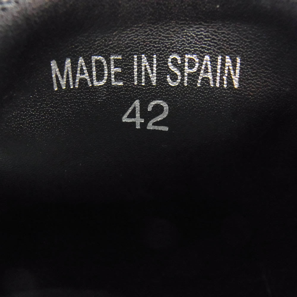 AMIRI アミリ SLIP ON BANDANA LTH バンダナ チェーン スエード スリッポン スニーカー ブラウン系 42【中古】