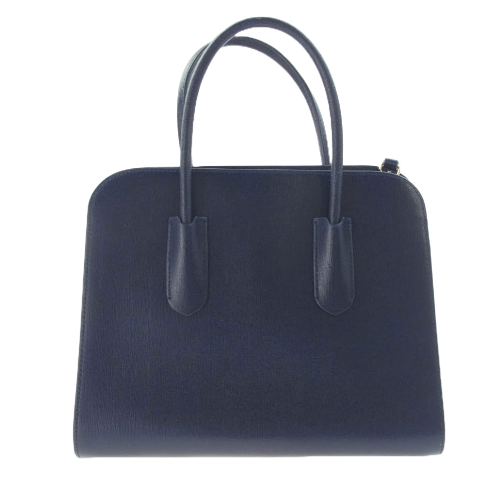 Furla フルラ MAE マエ 2WAY ショルダー バッグ ハンド バッグ ネイビー系【中古】