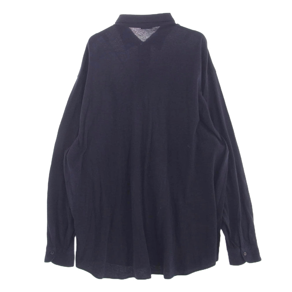 COMOLI コモリ 24SS Z01-05015 ジャージ コモリシャツ ネイビー系 3【中古】