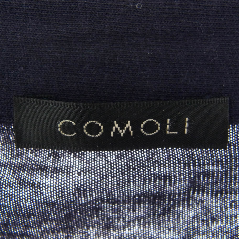 COMOLI コモリ 24SS Z01-05015 ジャージ コモリシャツ ネイビー系 3【中古】