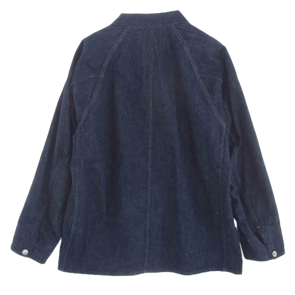 COMOLI コモリ 21SS T01-01004 デニム ワーク ジャケット ダークネイビー系 2【中古】