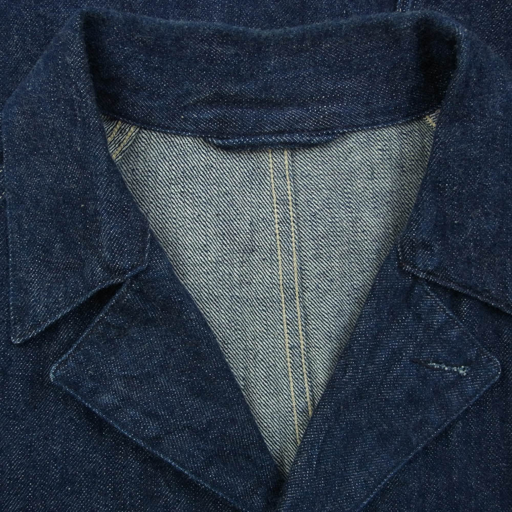 T*2様 COMOLI コモリ T01-01004 デニムワークジャケット 1 中古・古着通販】COMOLI (コモリ) デニム ワークジャケットT01-01004