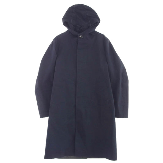 Mackintosh マッキントッシュ GR-1003D CHRYSTON ウールライナー付属 コットン ゴム引き フーデッド コート サイズ36 ネイビー系 36【中古】