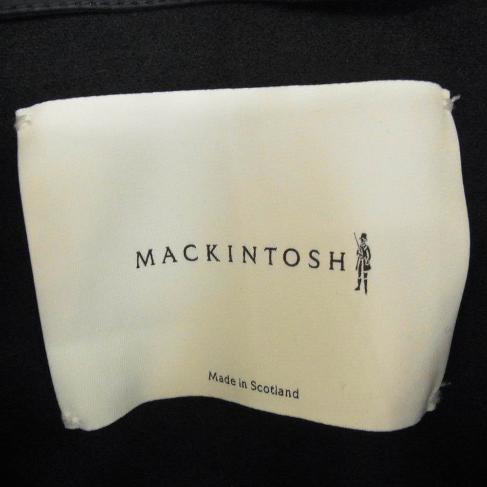 Mackintosh マッキントッシュ GR-1003D CHRYSTON ウールライナー付属 コットン ゴム引き フーデッド コート サイズ36 ネイビー系 36【中古】