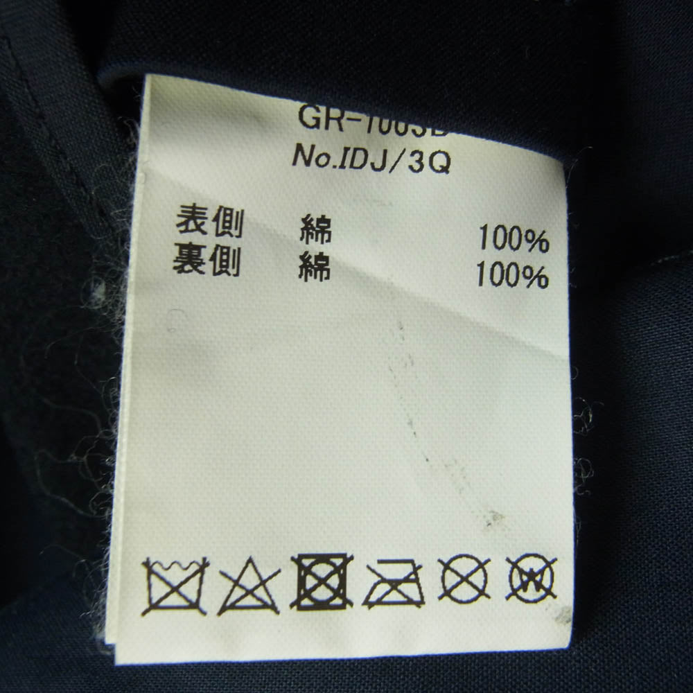 Mackintosh マッキントッシュ GR-1003D CHRYSTON ウールライナー付属 コットン ゴム引き フーデッド コート サイズ36 ネイビー系 36【中古】
