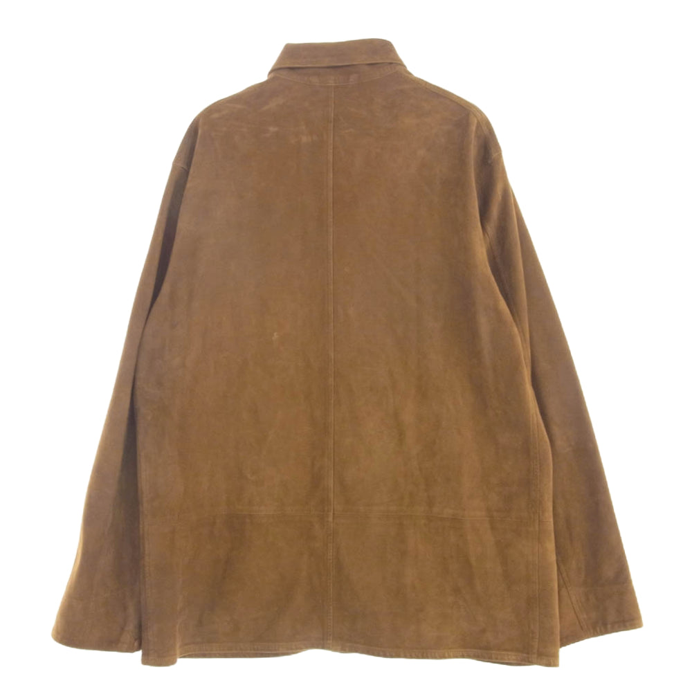 COMOLI コモリ 21SS T01-01009 シープスキン スエード ジャケット キャメル ブラウン系 3【中古】