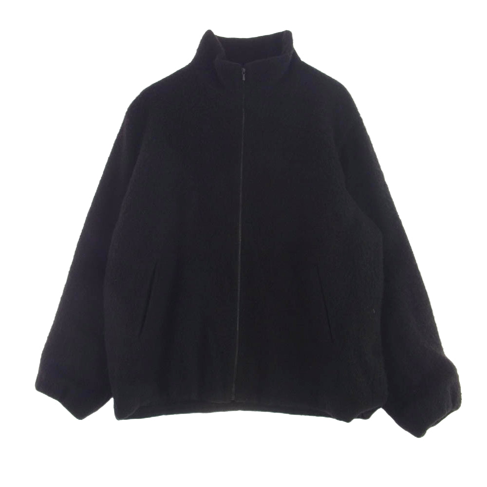 COMOLI コモリ 23AW Y03-04005 キャメル カナパ シャギー ジャケット ブラック系 3【中古】