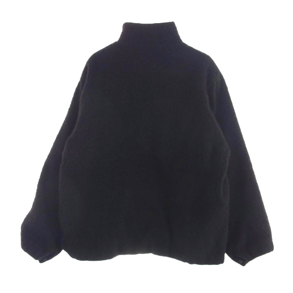 COMOLI コモリ 23AW Y03-04005 キャメル カナパ シャギー ジャケット ブラック系 3【中古】
