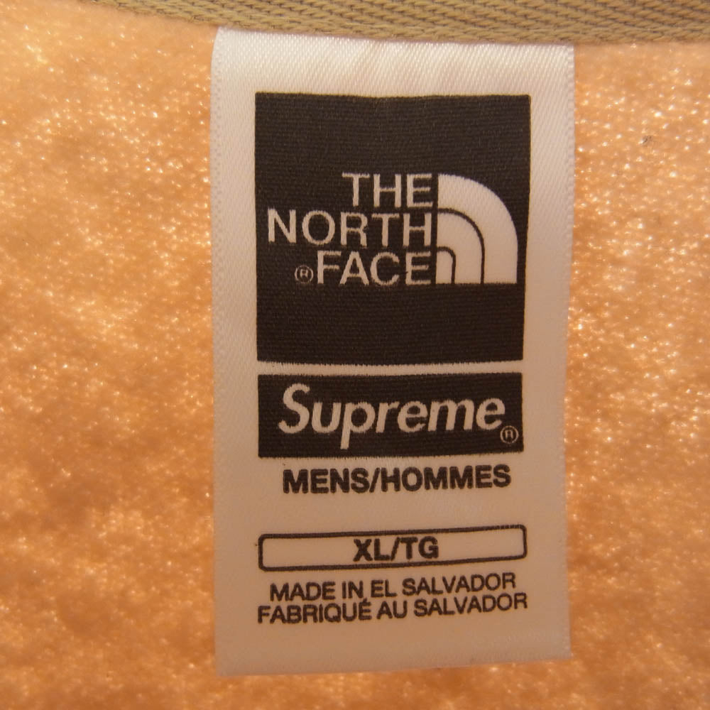 Supreme シュプリーム 24SS The North Face Crewneck ノースフェイス ロゴプリント クルーネック スウェット トレーナー ブラウン系 XL【美品】【中古】