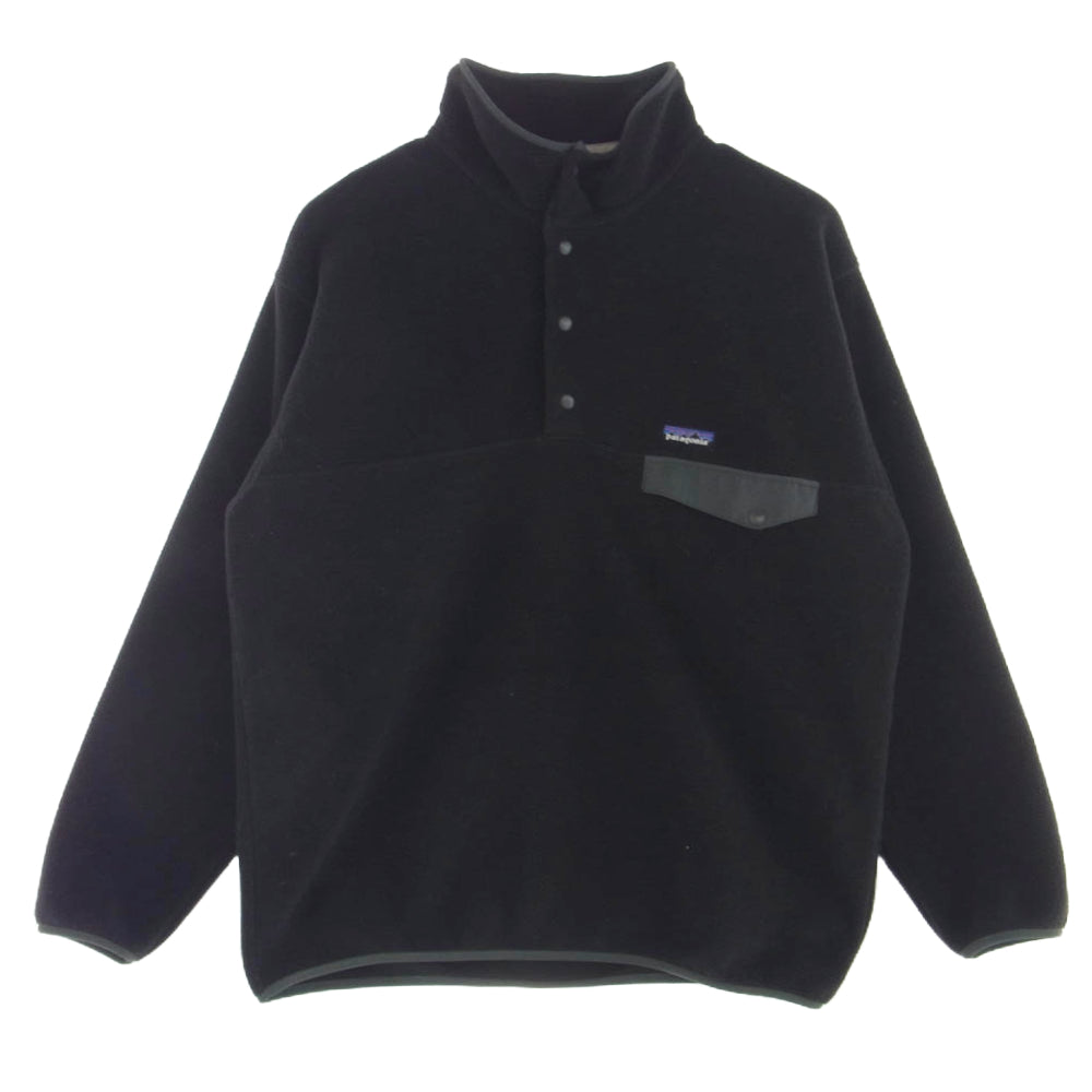 patagonia パタゴニア 23AW 25450 メンズ シンチラ スナップT プルオーバー フリース ブラック ブラック系 L【中古】