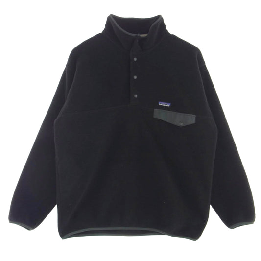 patagonia パタゴニア 23AW 25450 メンズ シンチラ スナップT プルオーバー フリース ブラック ブラック系 L【中古】