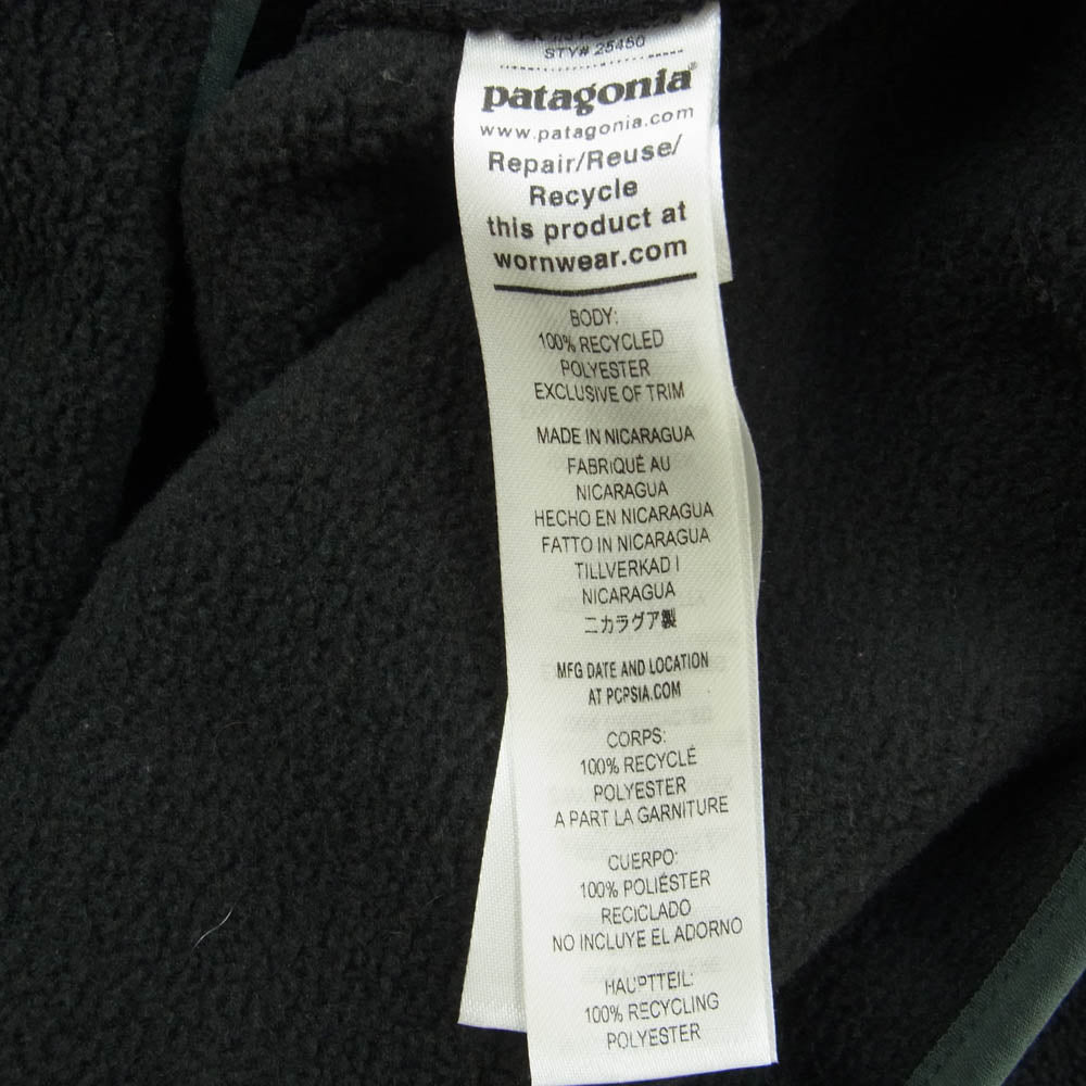 patagonia パタゴニア 23AW 25450 メンズ シンチラ スナップT プルオーバー フリース ブラック ブラック系 L【中古】