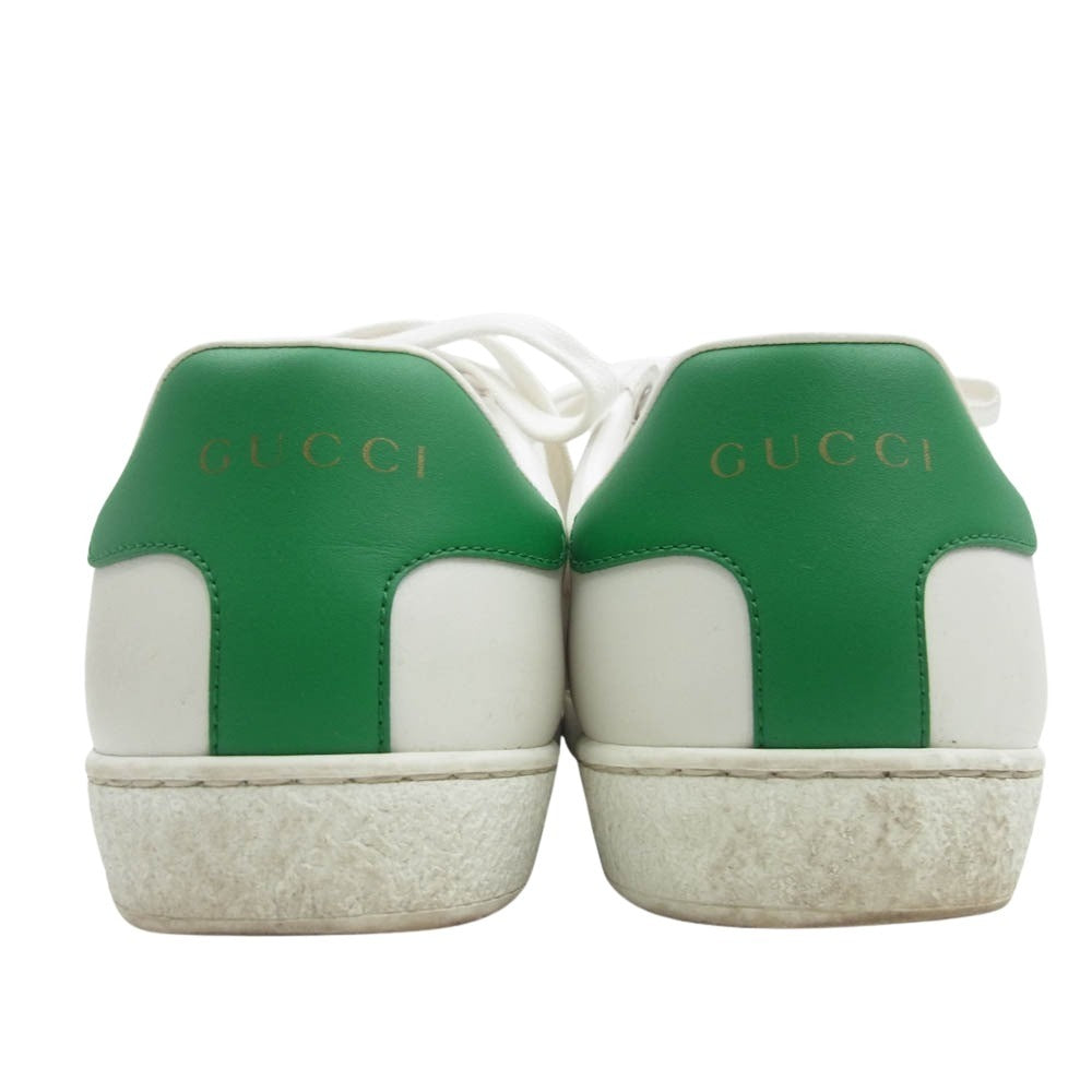 GUCCI グッチ 659912 キャット ロゴプリント ローカット スニーカー ホワイト系 35【中古】