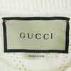 GUCCI グッチ 650676 GG カットデザイン 半袖 ニット プルオーバー カットソー オフホワイト系 XXS【中古】