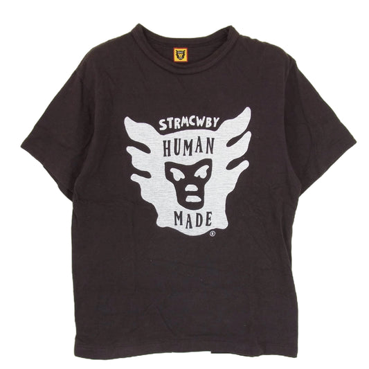 HUMAN MADE ヒューマンメイド STRMCWBY HUMAN MADE プリント Tシャツ 半袖 ブラック系 M【中古】