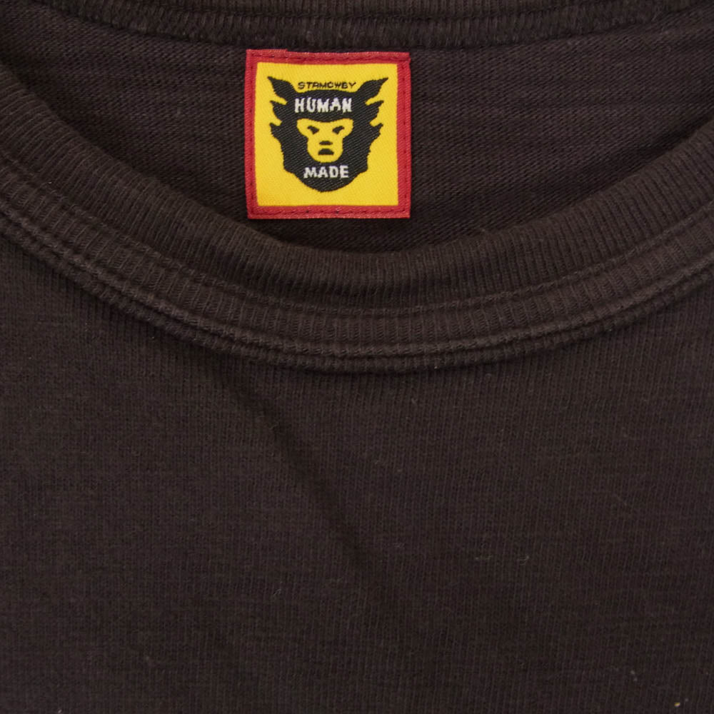 HUMAN MADE ヒューマンメイド STRMCWBY HUMAN MADE プリント Tシャツ 半袖 ブラック系 M【中古】