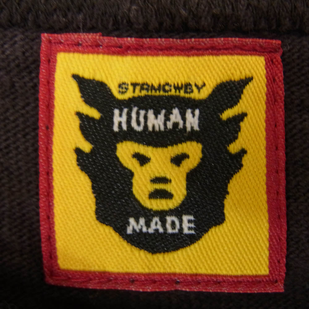 HUMAN MADE ヒューマンメイド STRMCWBY HUMAN MADE プリント Tシャツ 半袖 ブラック系 M【中古】