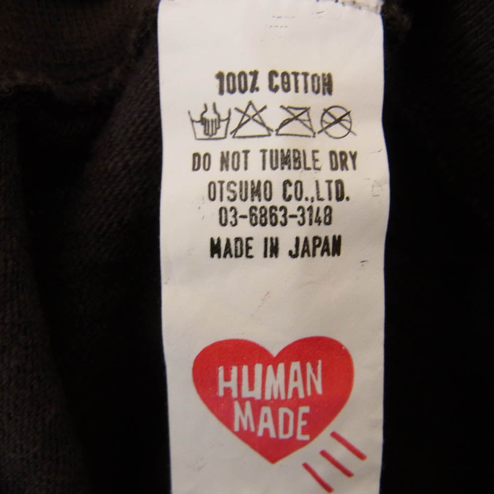 HUMAN MADE ヒューマンメイド STRMCWBY HUMAN MADE プリント Tシャツ 半袖 ブラック系 M【中古】