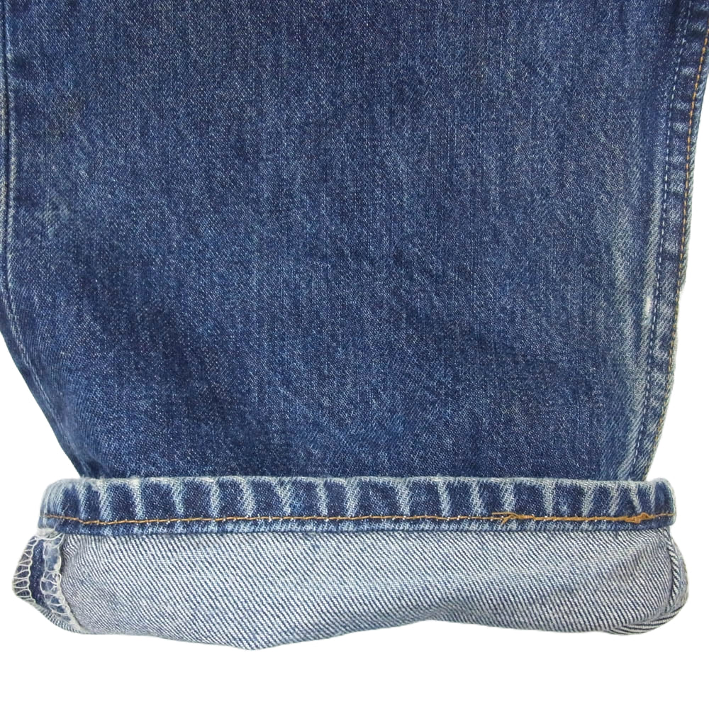 Levi's リーバイス 90s USA製 501 ストレート デニム パンツ ボタンフライ ボタン裏刻印553 インディゴブルー系 40【中古】