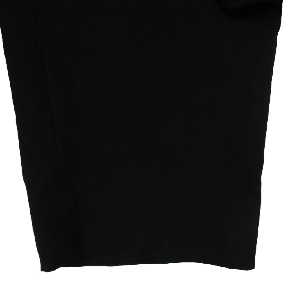 LAD MUSICIAN ラッドミュージシャン 2113-578 ウール ギャバ NANO 撥水 スリム サルエル スラックス パンツ ブラック系 44【中古】