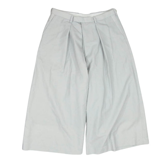 LAD MUSICIAN ラッドミュージシャン 2115-555 2TUCK CROPPED WIDE PANTS 袴 クロップド フロントタック ワイド パンツ グレー系 46【中古】