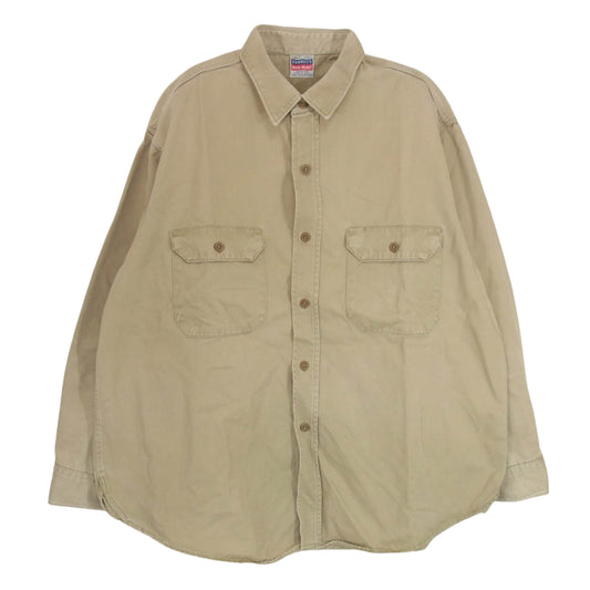 BIG MAC ビッグマック 50s PENNEYS アーミークロス ワーク シャツ 長袖 ベージュ系 サイズ表記無【中古】