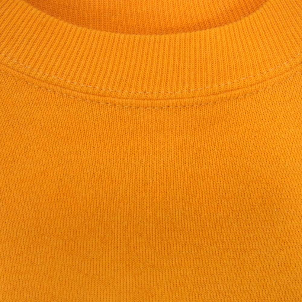 Champion チャンピオン 80s USA製 トリコタグ カレッジ スウェット ラグランスリーブ イエロー系 サイズ表記無【中古】