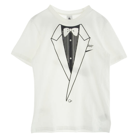 NIKE ナイキ BQ0827-101 OFF-WHITE オフホワイト RG A6 EAGLE TEE タキシードプリント 半袖 Tシャツ ホワイト系 S【中古】