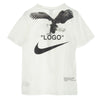 NIKE ナイキ BQ0827-101 OFF-WHITE オフホワイト RG A6 EAGLE TEE タキシードプリント 半袖 Tシャツ ホワイト系 S【中古】