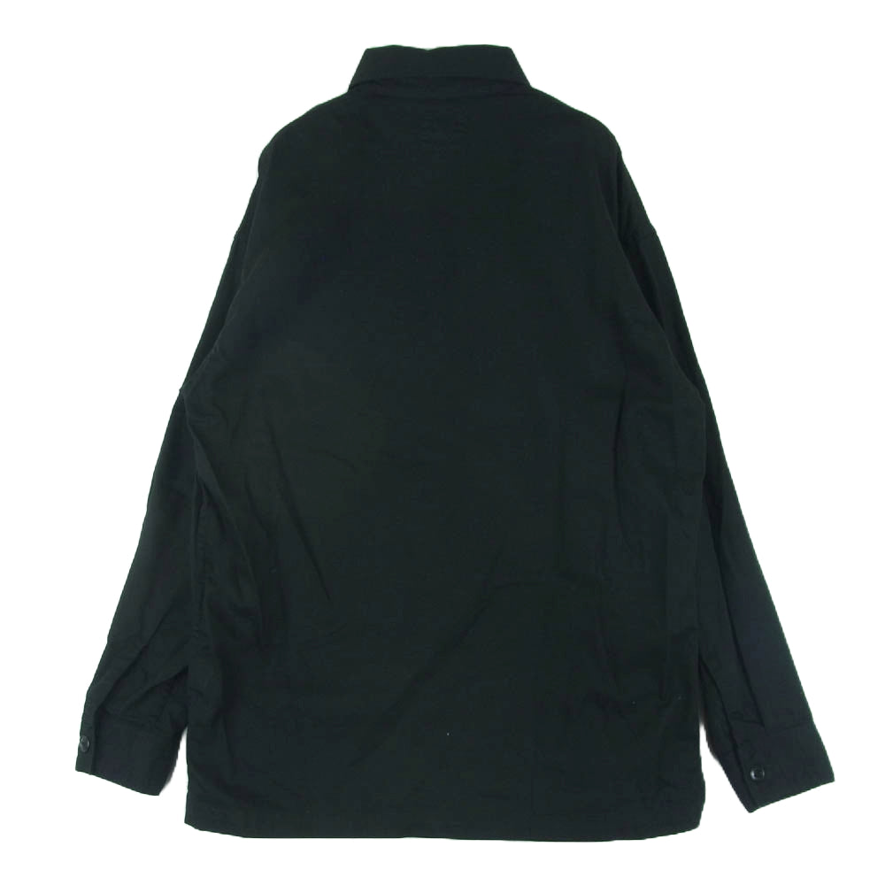 HYSTERIC GLAMOUR ヒステリックグラマー 02193AH04 ミリタリー プルオーバー 長袖 シャツ 日本製 ブラック系 S【中古】