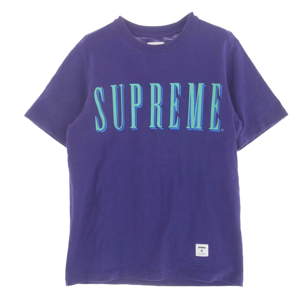 Supreme シュプリーム 16SS Sports Tee スポーツ ロゴプリント 半袖 Tシャツ パープル系 S【中古】