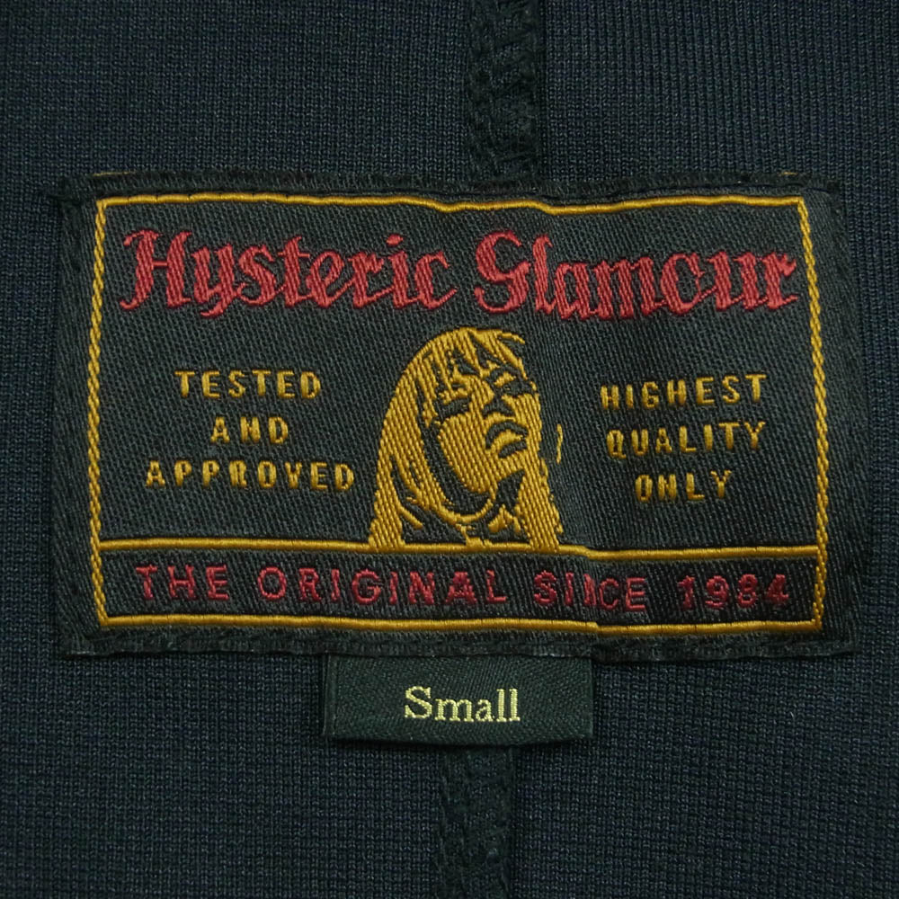 HYSTERIC GLAMOUR ヒステリックグラマー 02181CJ03 裏地FUCK YOU スポンジ生地 テーラード ジャケット ブレザー ブラック系 S【中古】