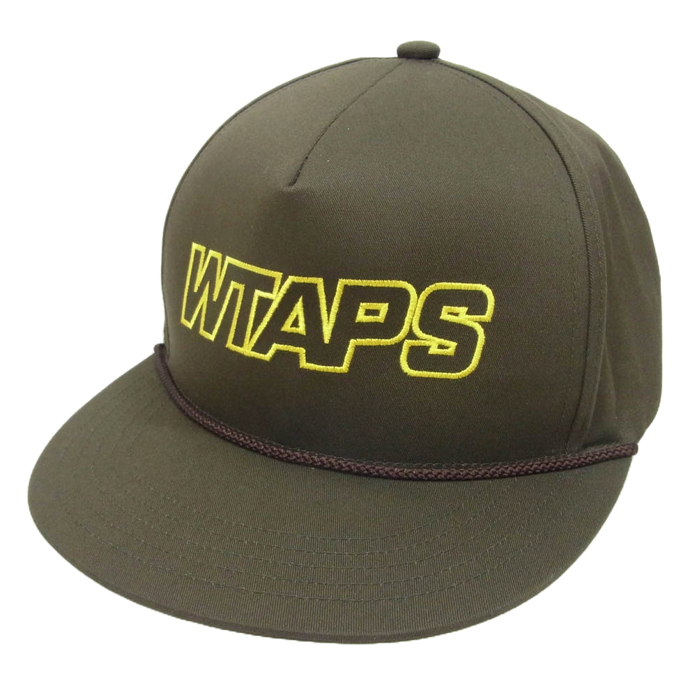 WTAPS ダブルタップス 202HCDT-HT12 MILITIA CAP ロゴ刺繍 ミリティア キャップ カーキ系 x 00 【中古】