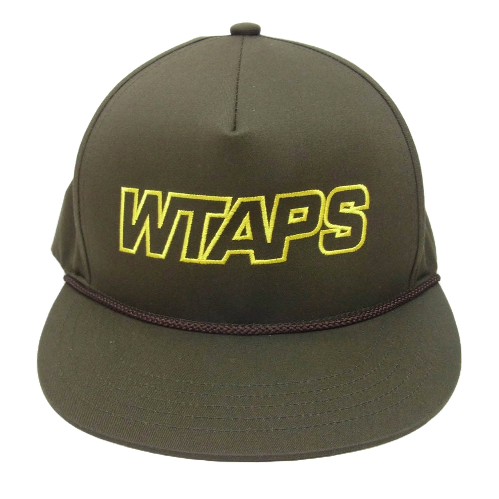 WTAPS ダブルタップス 202HCDT-HT12 MILITIA CAP ロゴ刺繍 ミリティア キャップ カーキ系 x 00 【中古】