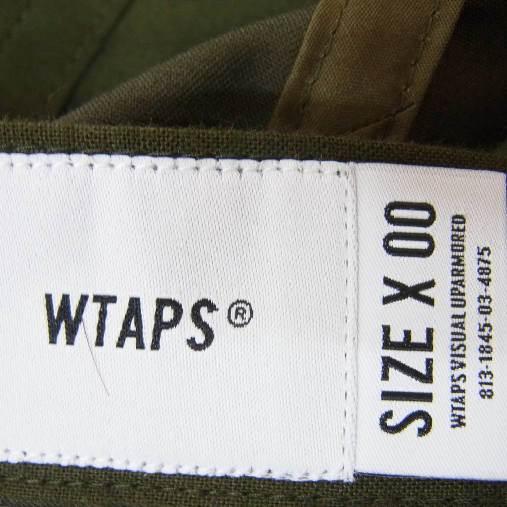 WTAPS ダブルタップス 202HCDT-HT12 MILITIA CAP ロゴ刺繍 ミリティア キャップ カーキ系 x 00 【中古】