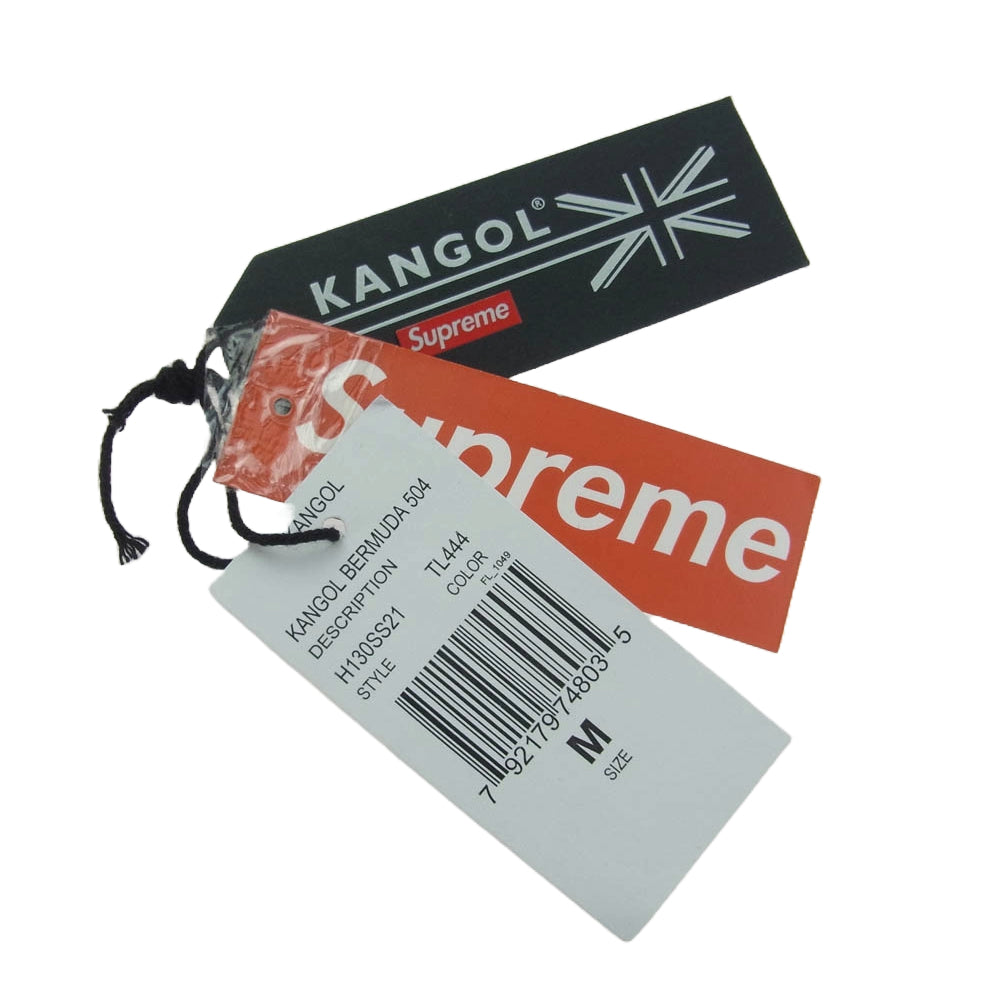 Supreme シュプリーム 21SS KANGOL Bermuda 504 Hat カンゴール バミューダ 504 ハット 帽子 ハンチング帽 ベレー帽 ライトグリーン系 M【中古】