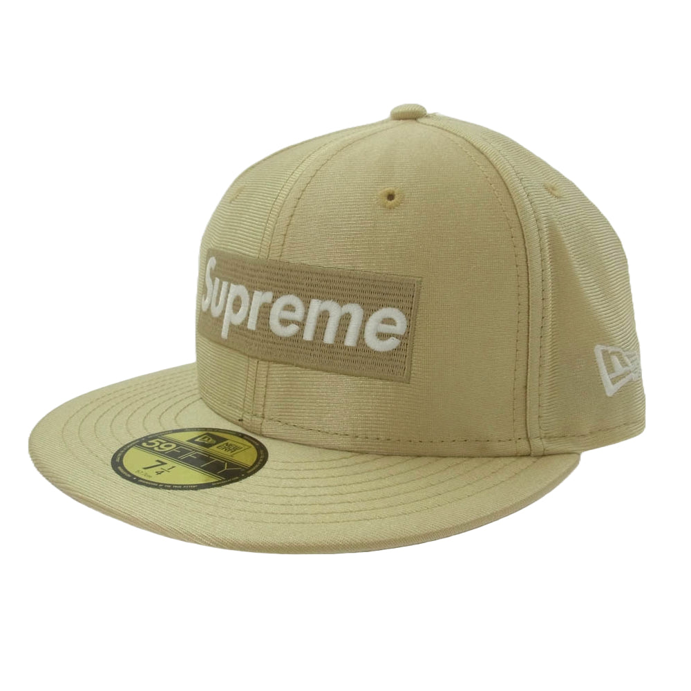 Supreme シュプリーム 16SS NEW ERA Dazzle Box Logo Cap ニューエラ ダズル ボックスロゴ キャップ ゴールド系【中古】