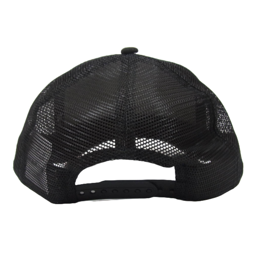 FRAGMENT DESIGN フラグメントデザイン NEW ERA ニューエラ A-Frame トラッカー  FRGMT 藤原ヒロシ ロゴ刺繍 メッシュ キャップ ブラック系【中古】