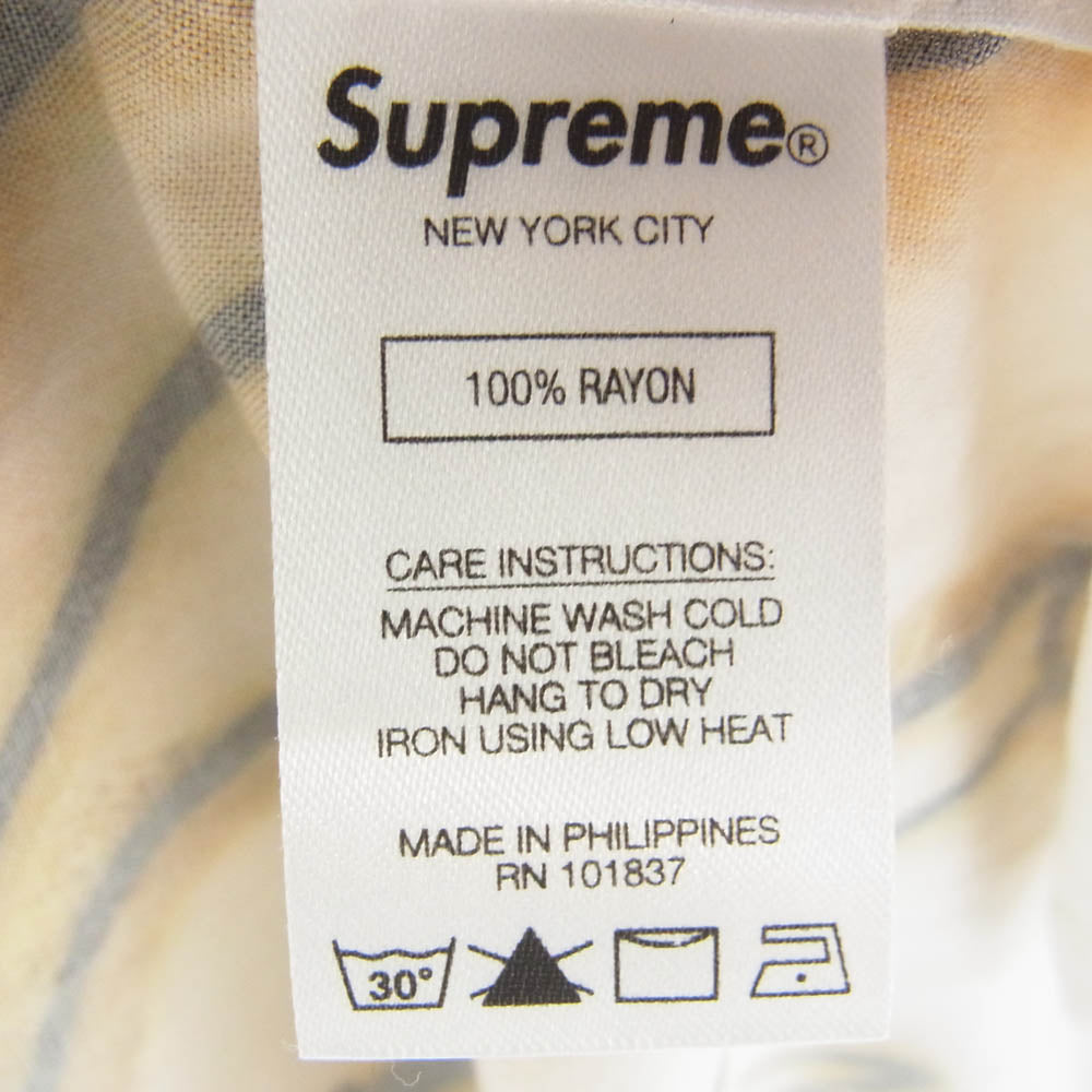 Supreme シュプリーム 21SS Dancing Rayon ダンシングレーヨン グラフィックプリント 半袖 レーヨン シャツ マルチカラー系 S【中古】