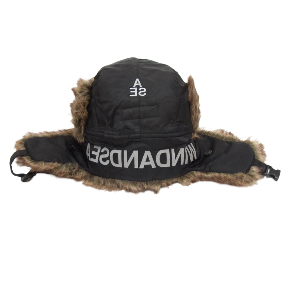 WIND AND SEA ウィンダンシー WDS-AC-118 REFLECT FLIGHT CAP フライトキャップ ブラック系【中古】