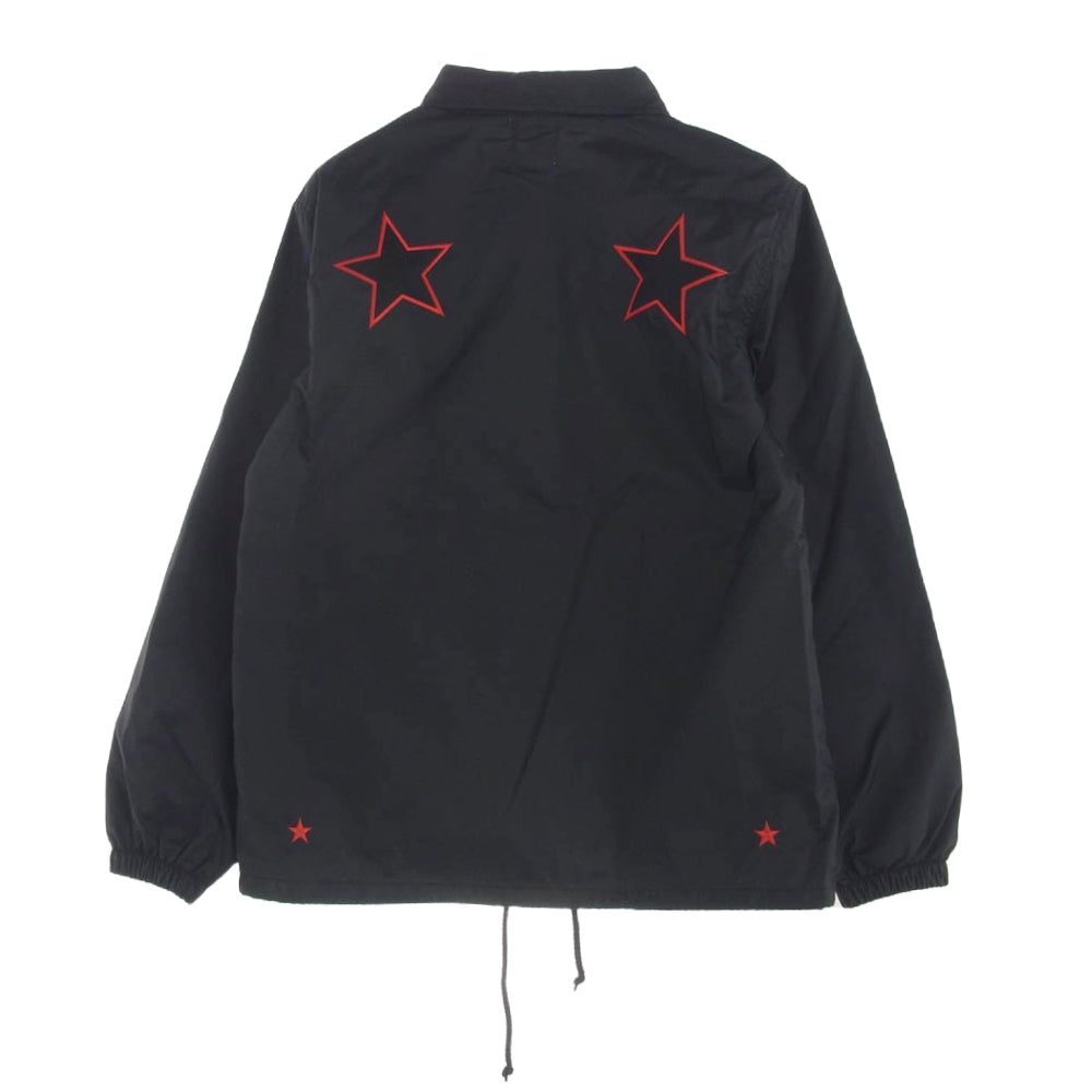 エムアンドエムカスタムパフォーマンス URMM-23-1 × UNRIVALED ANRIVALED JKT COACH JACKET STAR スター アンライバルド コーチジャケット ブラック系 S【中古】