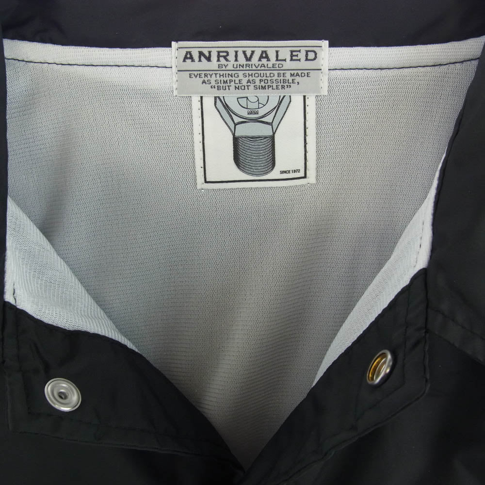 エムアンドエムカスタムパフォーマンス URMM-23-1 × UNRIVALED ANRIVALED JKT COACH JACKET STAR スター アンライバルド コーチジャケット ブラック系 S【中古】