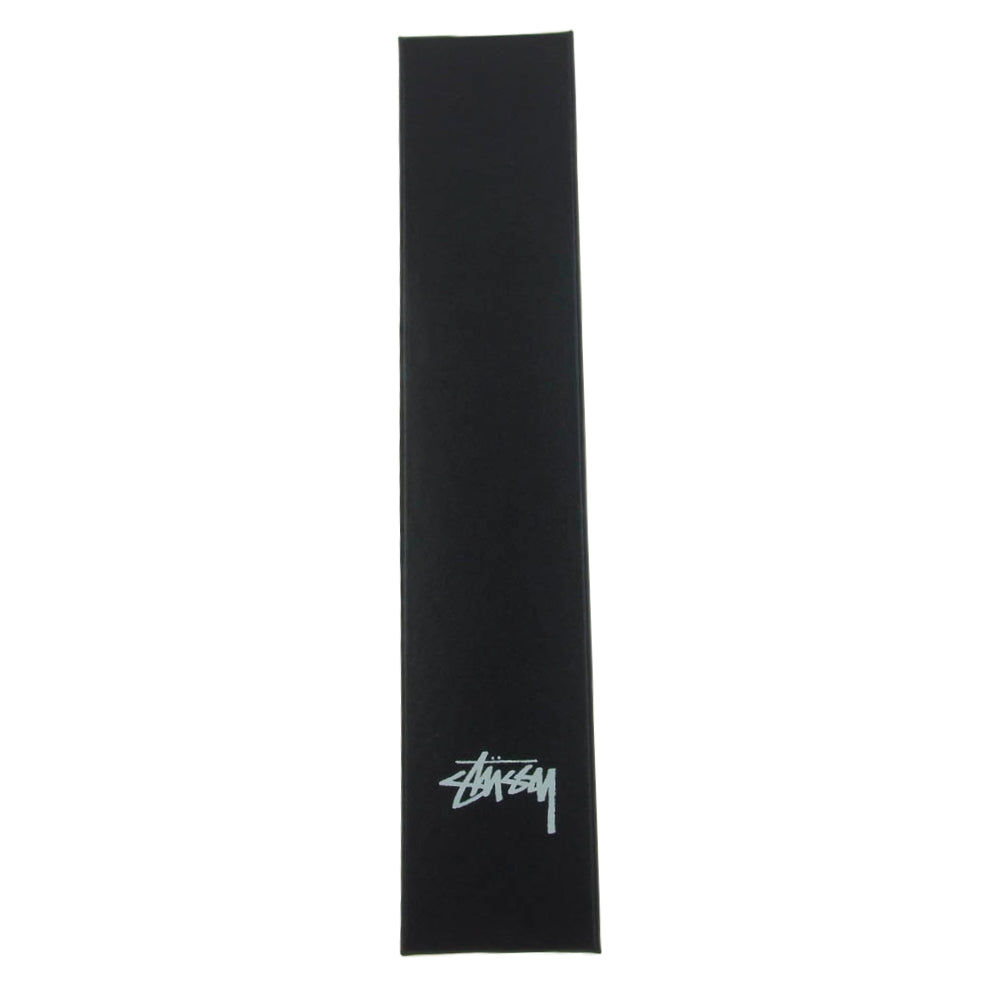 STUSSY ステューシー 138728 Ransom Jacquard Tie ロゴジャカード ネクタイ ブラック系 EACH【美品】【中古】