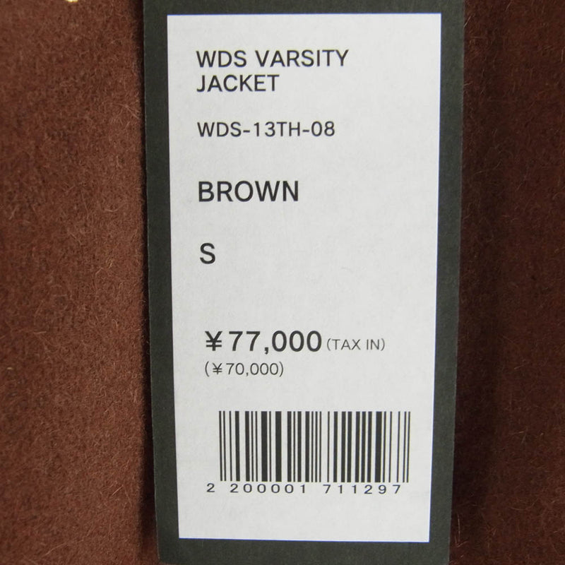 WIND AND SEA ウィンダンシー WDS-13TH-08 WDS VARSITY JACKET ロゴ